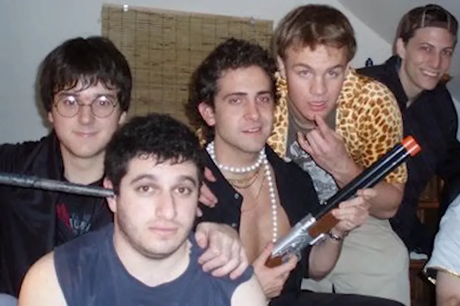 Galfond (2nd from left) and Robl (2nd from right) in their younger years.
