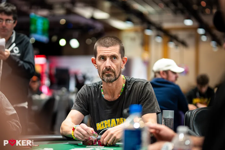 Tall, dark and Hansen: Gus fights on in the Stud Championship.