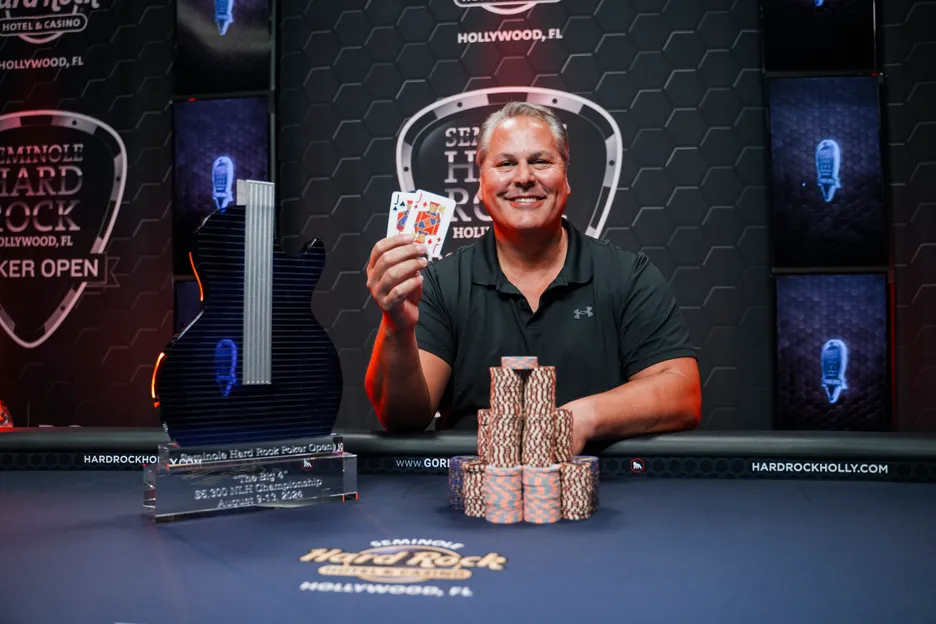 Paul Snead adds to his ever-growing Seminole Hard Rock trophy collection