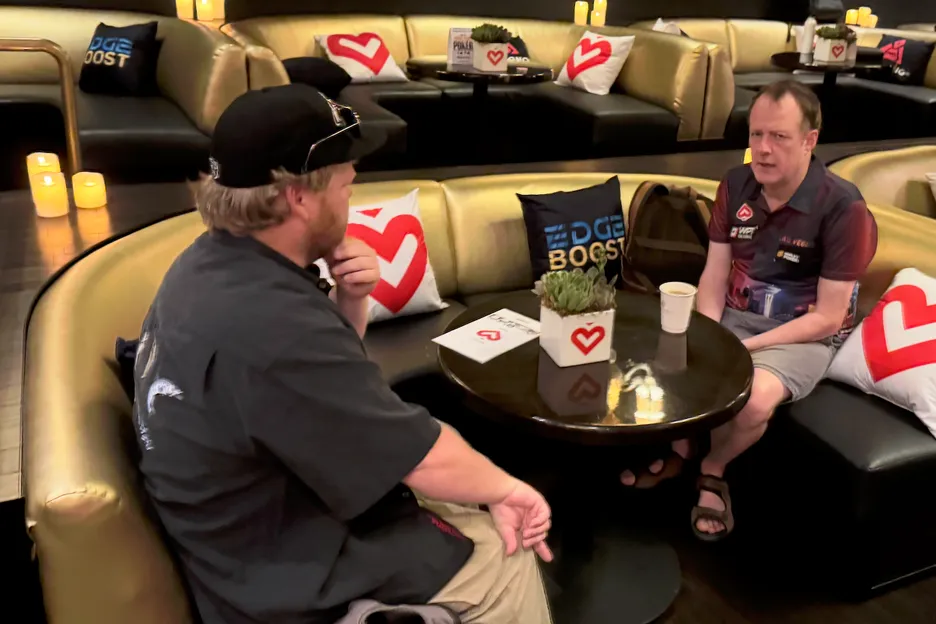 Dara O'Kearney in the PokerOrg Legends Lounge