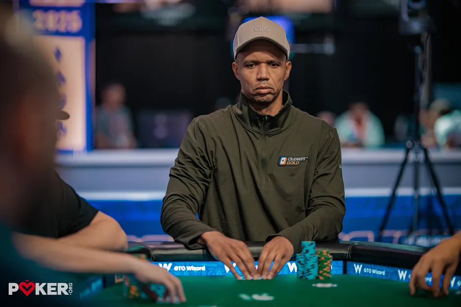 Phil Ivey also saw Haxton take the last of his chips.