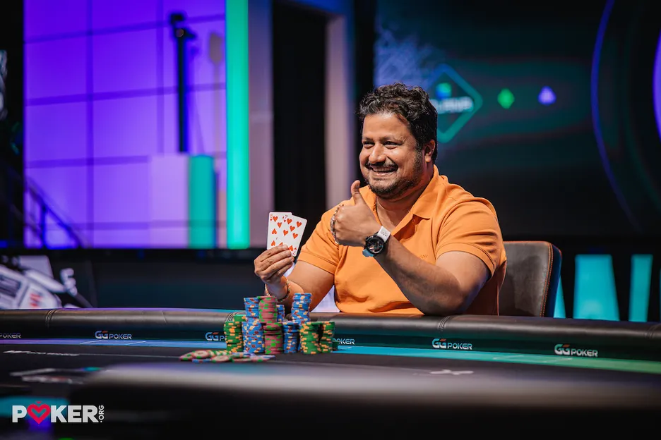 $50K High Roller champ Santhosh Suvarna will be among the players in today's Million Dollar Game.
