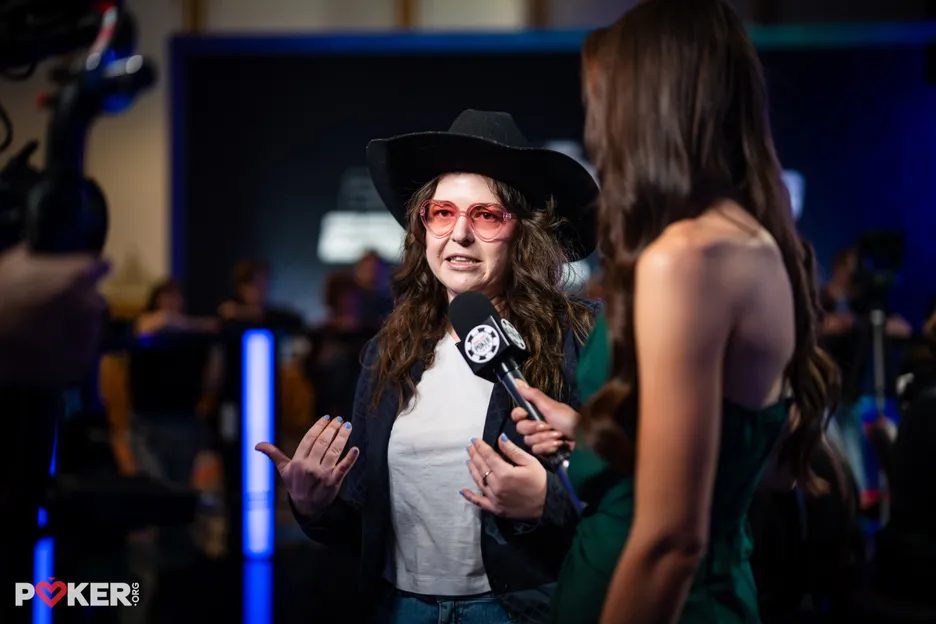 Caitlin Comeskey left it all out there, on and off the table. 