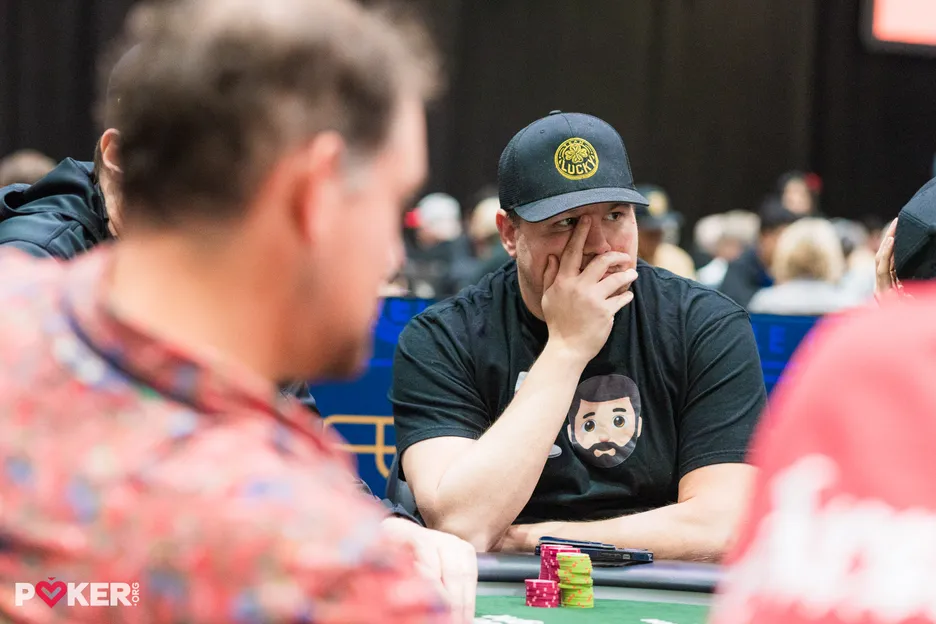 Shaun Deeb will stay in the waiting room for his seventh bracelet. 