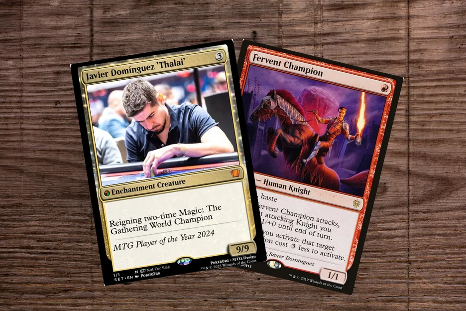 The Fervent Champion card was created in honor of Dominguez.