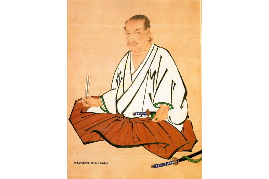 Miyamoto Musashi was famous for weilding two swords at once, contrary to the fighting styles of the time.