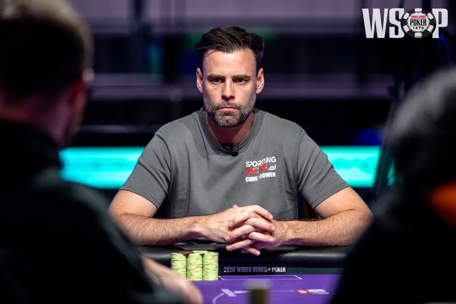 Robert Cowen of Wales carries the chip lead into the final day.