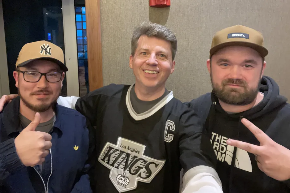 Jay 'Papa Poker' Patton and friends at BetRivers Schenectady. 