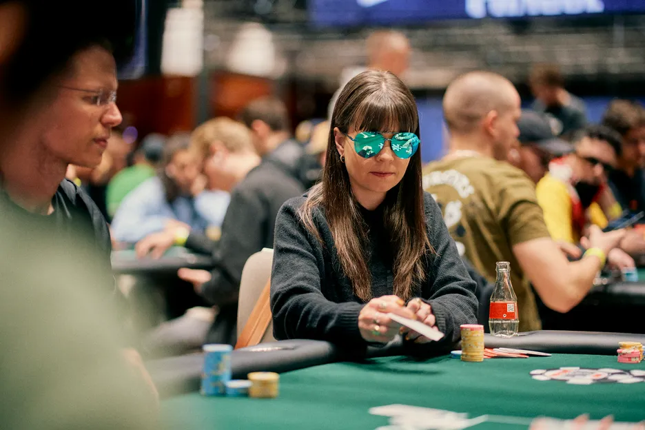 Annette Obrestad has had eight years out of the game but you wouldn't know it