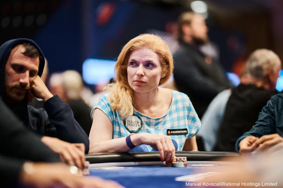Jennifer Shahade at EPT Barcelona. 