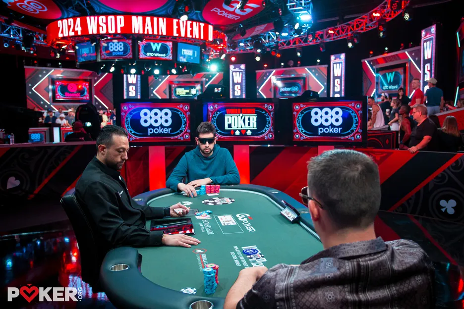 Bleznick and Lonis, heads-up in the $50,000 High Roller