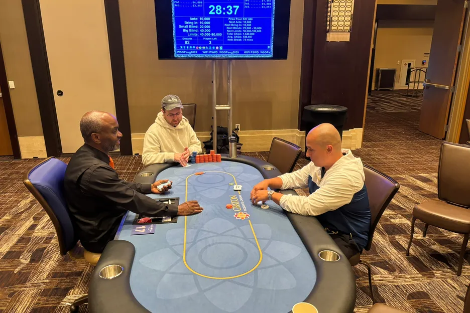 Benjamin Primus and Adriano Wise battle heads up at the H.O.R.S.E. final table