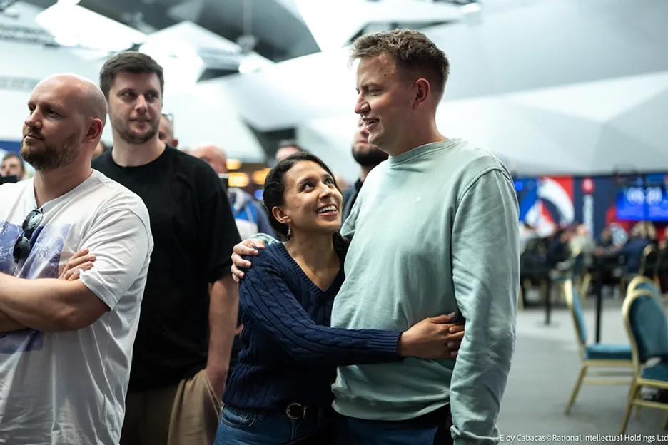 Tomasz Brzezinski had plenty of support on the rail