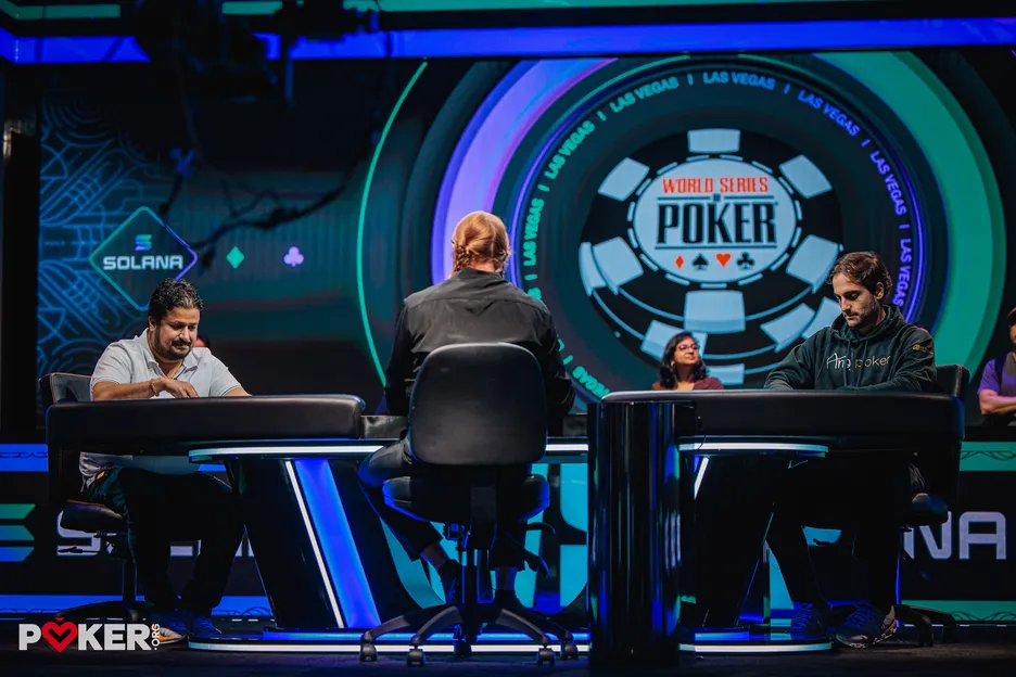 Simao, right, came out on top in the heads-up match.