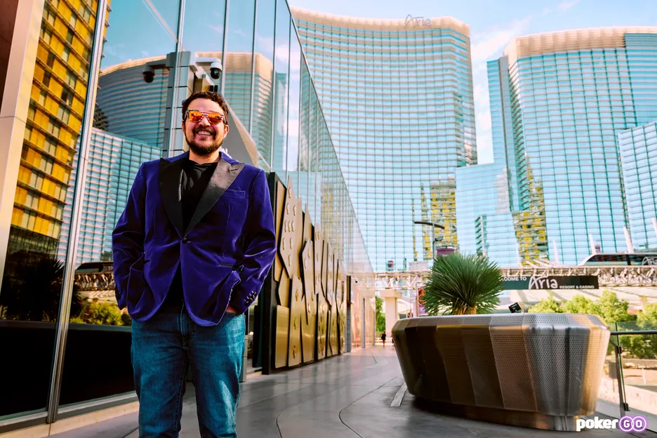 Jim Collopy is the reigning, defending Poker Masters champion. 