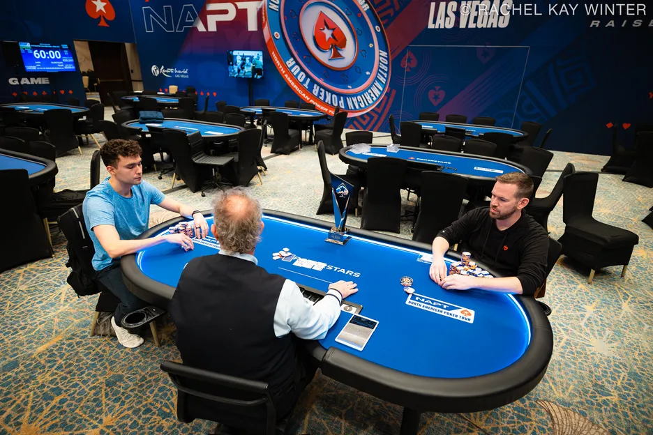 End game: Mamut, Reid and the trophy.