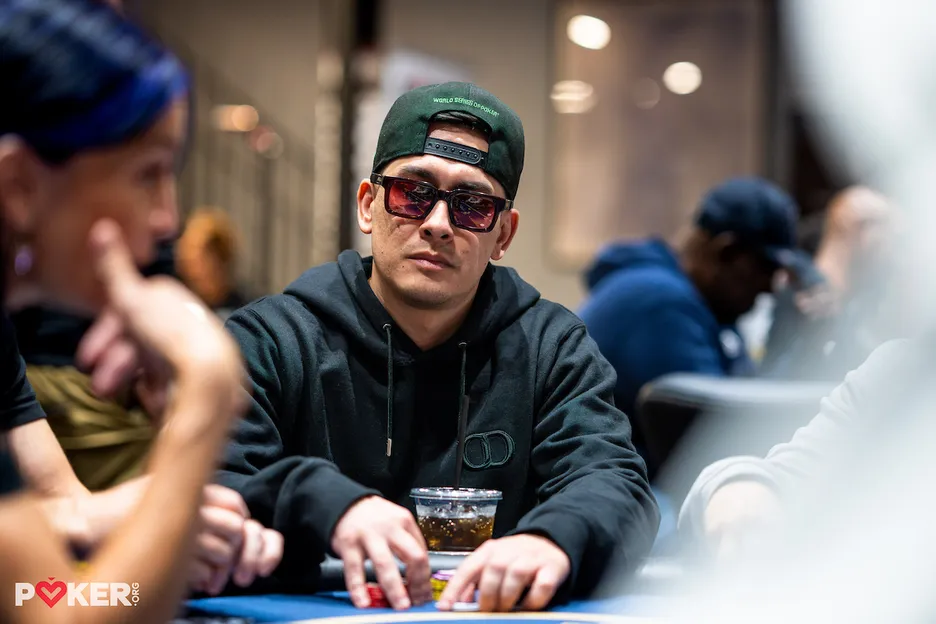 Derek Sein-Lwin snatched the chip lead in the final minutes of the night