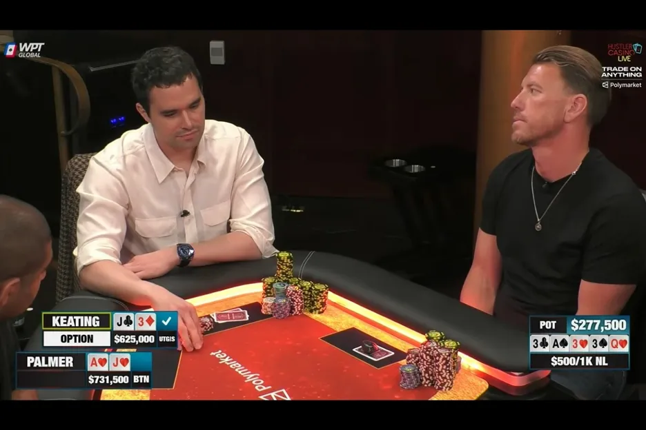 Fuhrman, right, ended up down over $600K for the night.