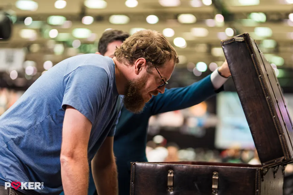 Andrew Shelton gets ready to pick the envelope that could change his life.