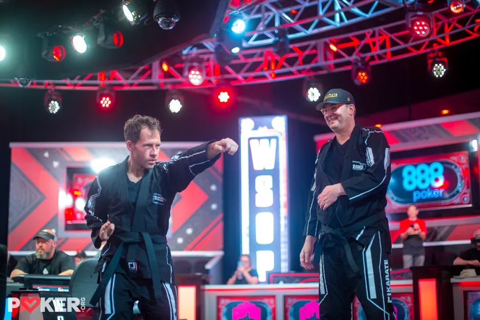 Hellmuth and Jungleman will be back in the 2025 Main Event entrance themed Highway to Hellmuth. 