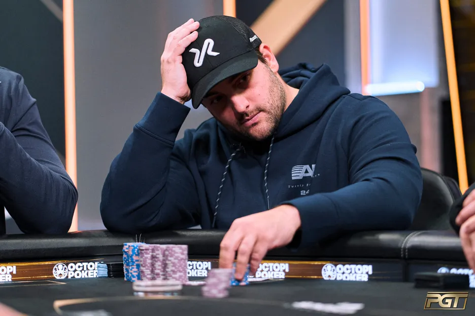 Joao Simao fought back from crumbs and eventually drew even. 