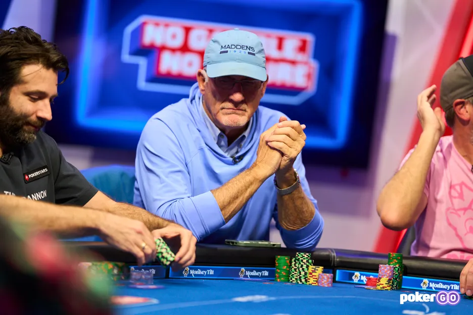 Shawn Madden ran a three-street bluff against Joe Stapleton, but the joke was on him. 