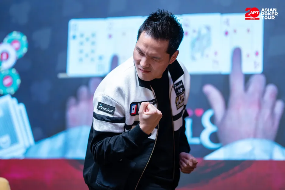Ren Lin powered back to beat a record-breaking APT Super High Roller field. 