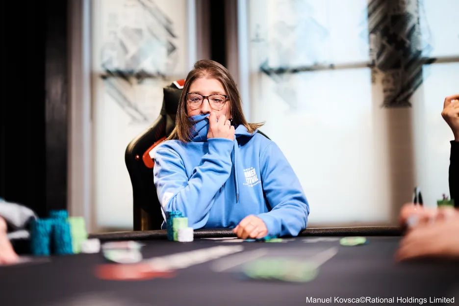 The UK's Claire Taylor ran Shahade close for the title, finishing as runner-up. credit MANUEL KOVSCA