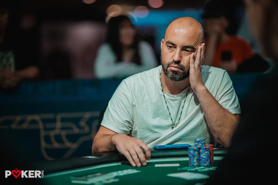 Bryn Kenney found himself in a tough spot in the final hand of the $50,000 Poker Players Championship. 