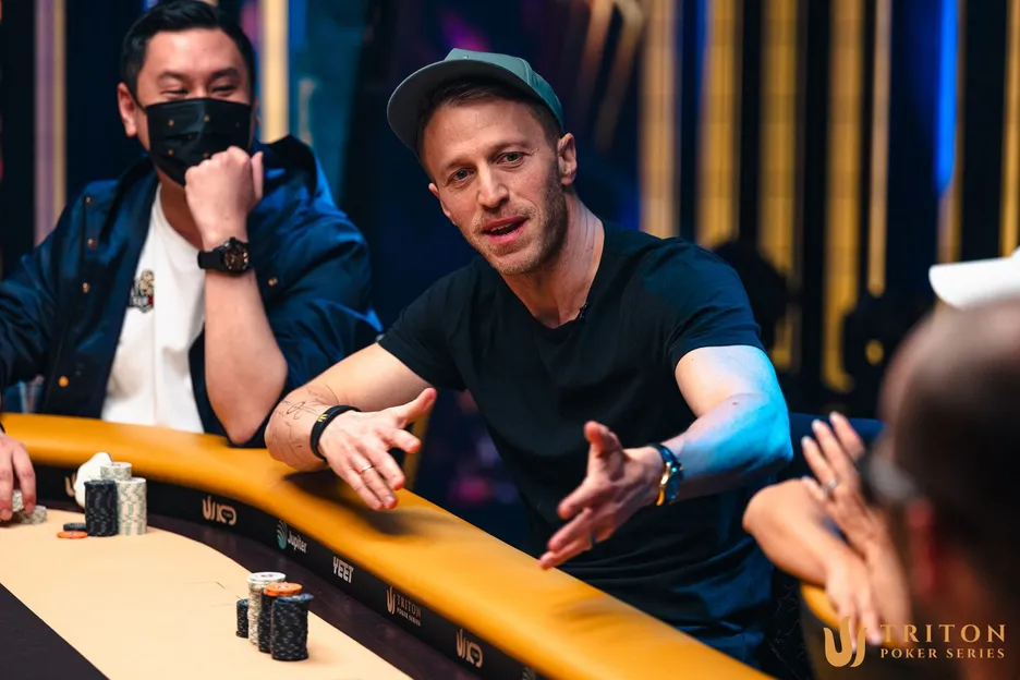 Runner-runner quads to beat a flopped set at the Triton Main Event. It's good to be Philip Sternheimer. 