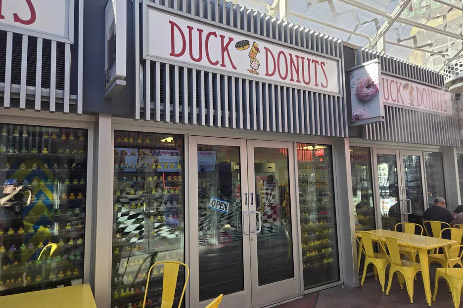 Duck Donuts can also be found in the front food court area at the Horseshoe. 