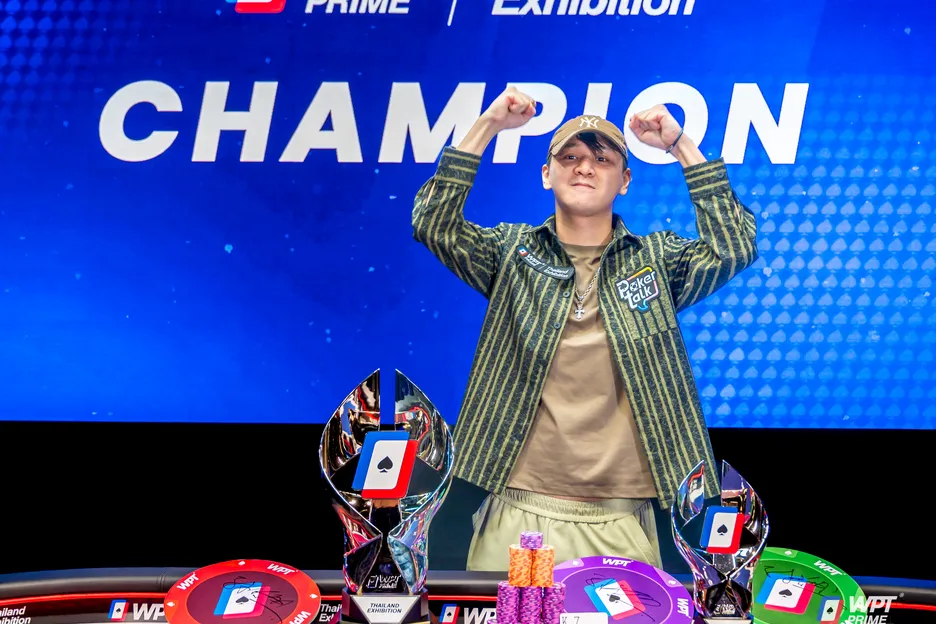 Haoran Sun is the first-ever WPT Prime Thailand champion. 