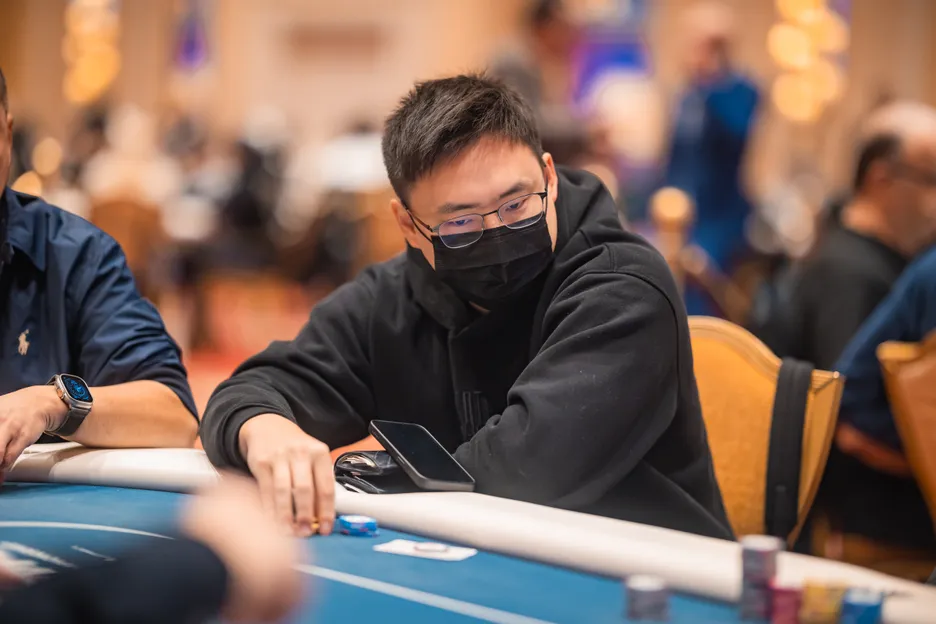 Surprising no one, Stephen Song has piles for Day 2 of the Prime Championship. 