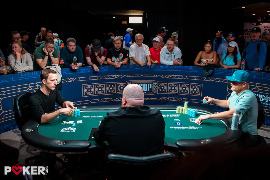 Benny Glaser and Travis Pearson heads-up for the title