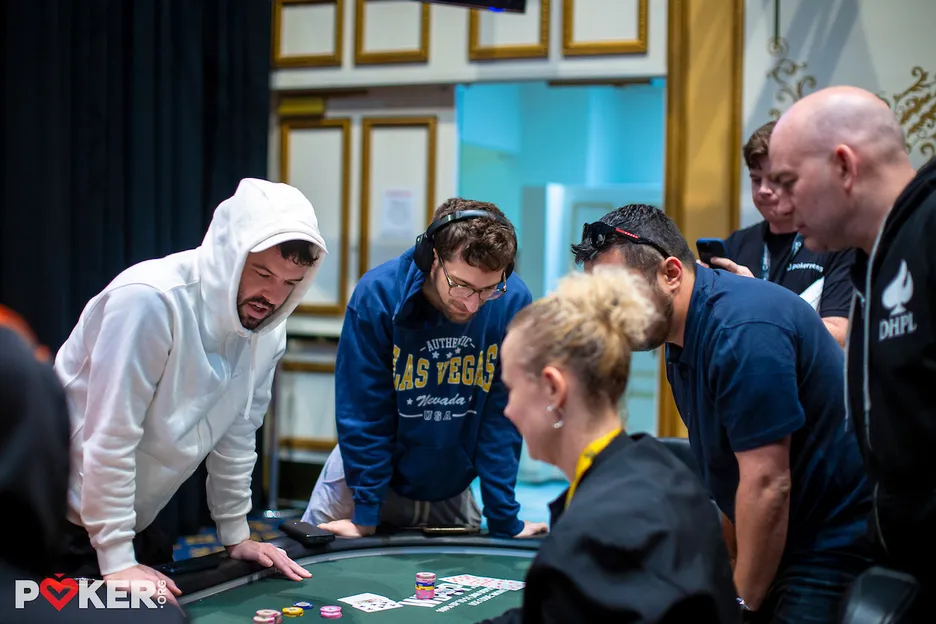 Matthew Wantman and Dan Zack sweat a run-out in the PLO