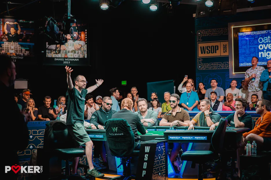 Kassouf found a double on Day 7 but couldn't keep his head above water. 