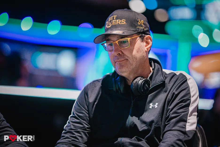 Phil Hellmuth navigated his way through Day 2ABC and has a day off now before his Day 3.