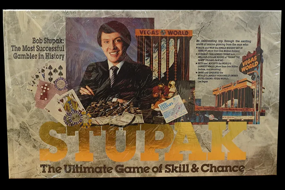 You can still find original copies of Stupak's game at Spinetti's Gaming Supplies in Las Vegas. 