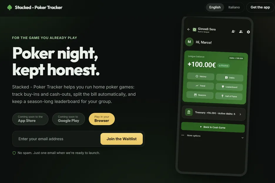 Stacked - Poker Tracker.