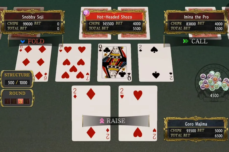 Trips! How much can I raise? Oh...