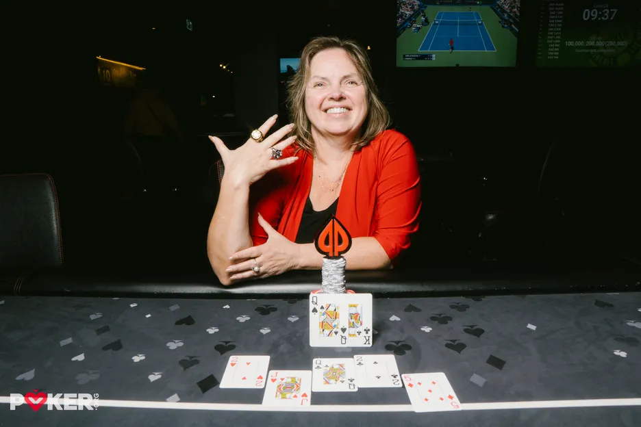 Kathy Sawers - Winner - Event #8 No Limit Hold'em Senior Event