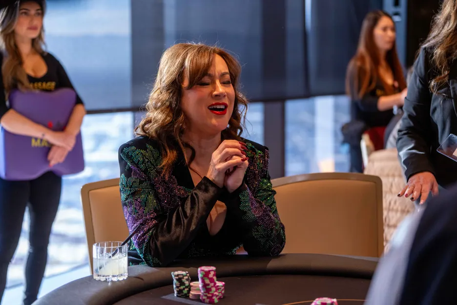 Jennifer Tilly made the final table at the 2024 Big Deal for One Drop.