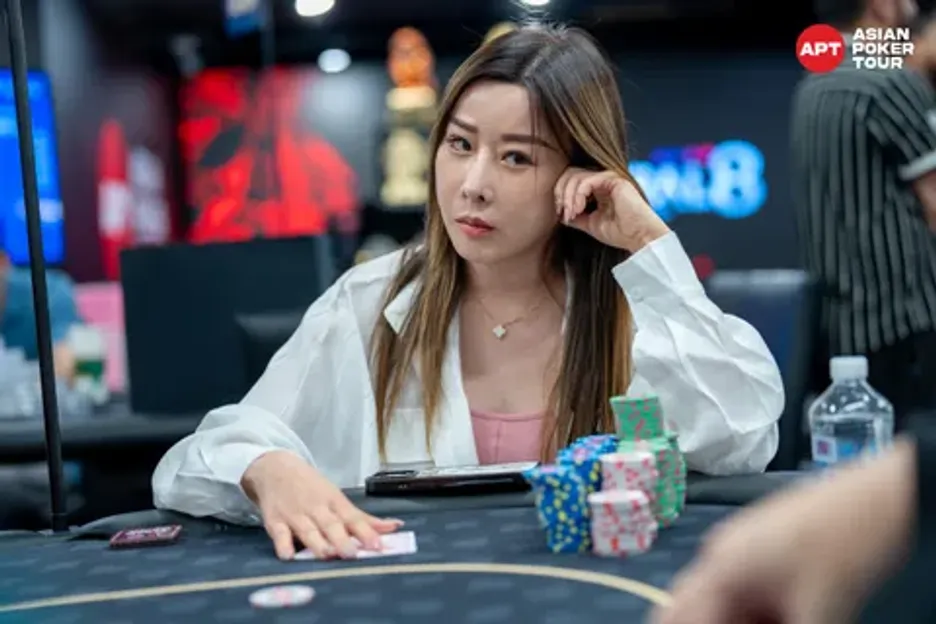 Kitty Kuo fell short of a final table run. 