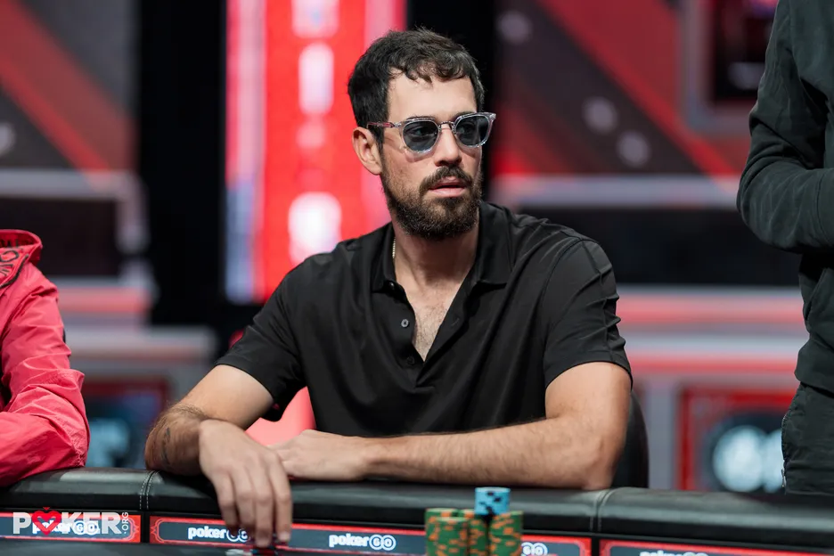 Nick Schulman at the 2024 wsop by Matthew Berglund