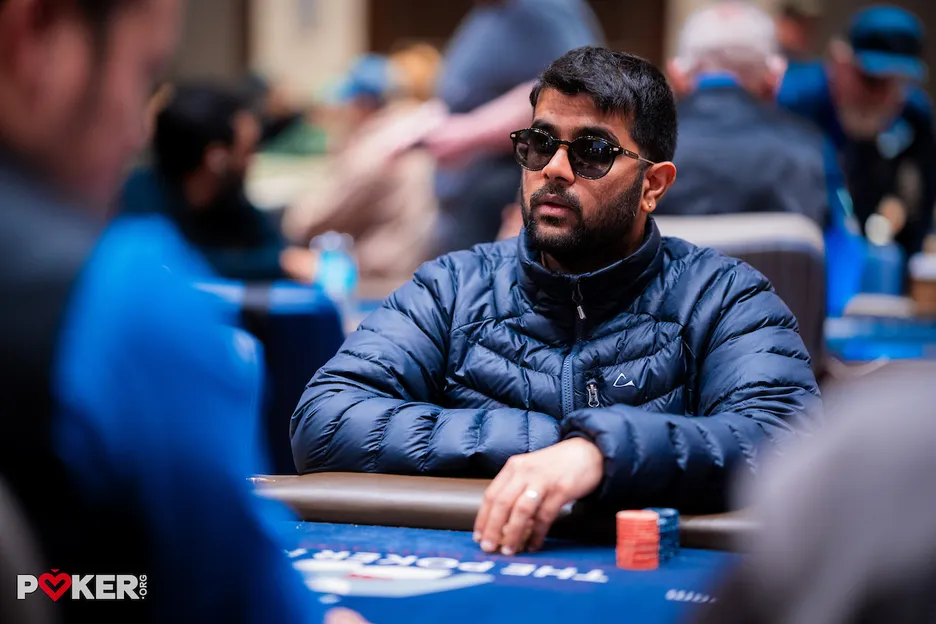 Rajat Paliwal has taken over the Main Event Day 1A chip lead through six levels