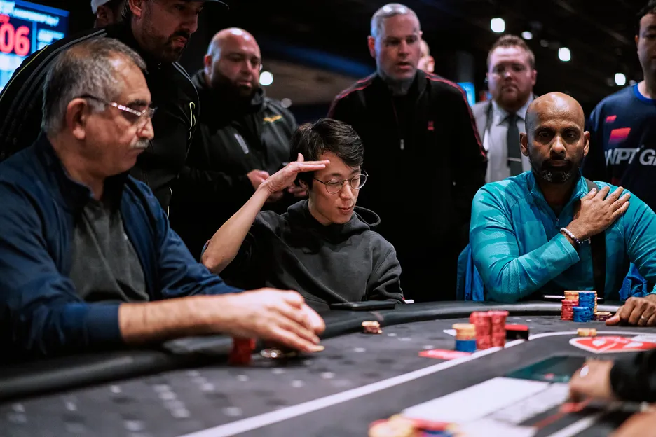 Michael Wang sweating the bubble