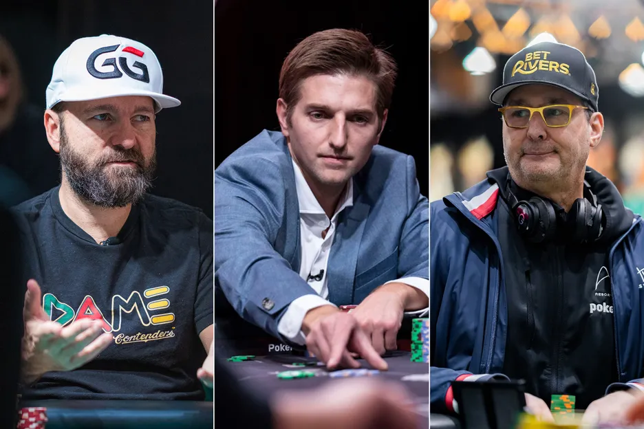 Daniel Negreanu, Tony Dunst, Phil Hellmuth