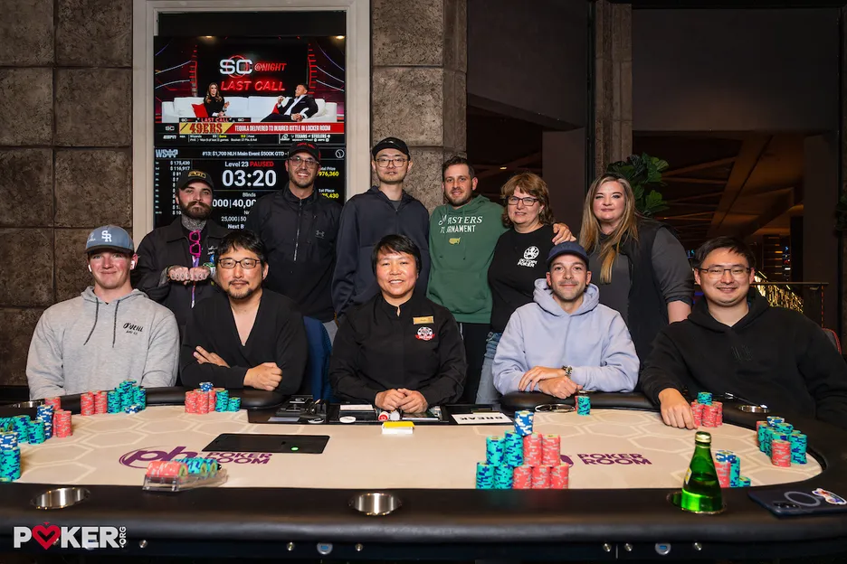 WSOPC Planet Hollywood final table