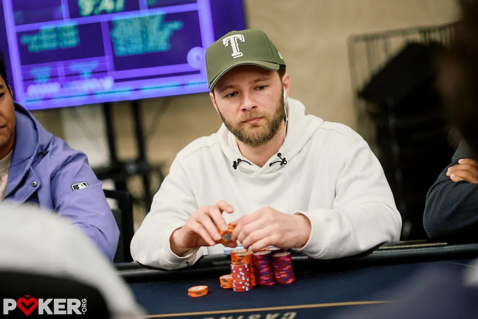 Jake White also bagged a top stack on Day 1A