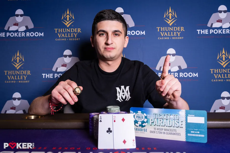 Event 12: $3,250 High Roller champion Noel Rodriguez